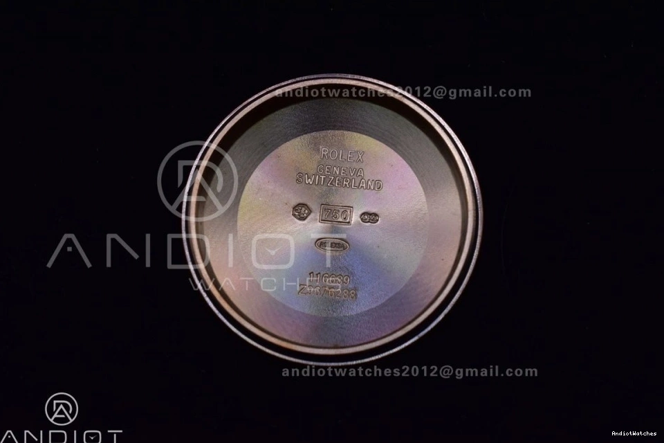 on 1:1 Edition A Ceramic II Bracelet RG TopPick GMF YachtMaster 116685 RG Blue Best 1223 0406